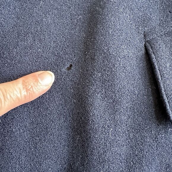 Ralph Lauren Purple Label Utility Military Jacket in Navy Size 6 Womens USA - Picture 6 of 13